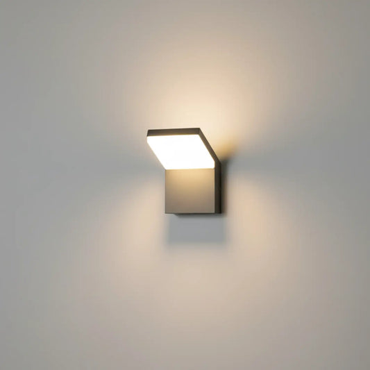 LED Modern Wall Sconce Lighting with IP65 Waterproof for Outdoor Porch - Grey - Wall Lights