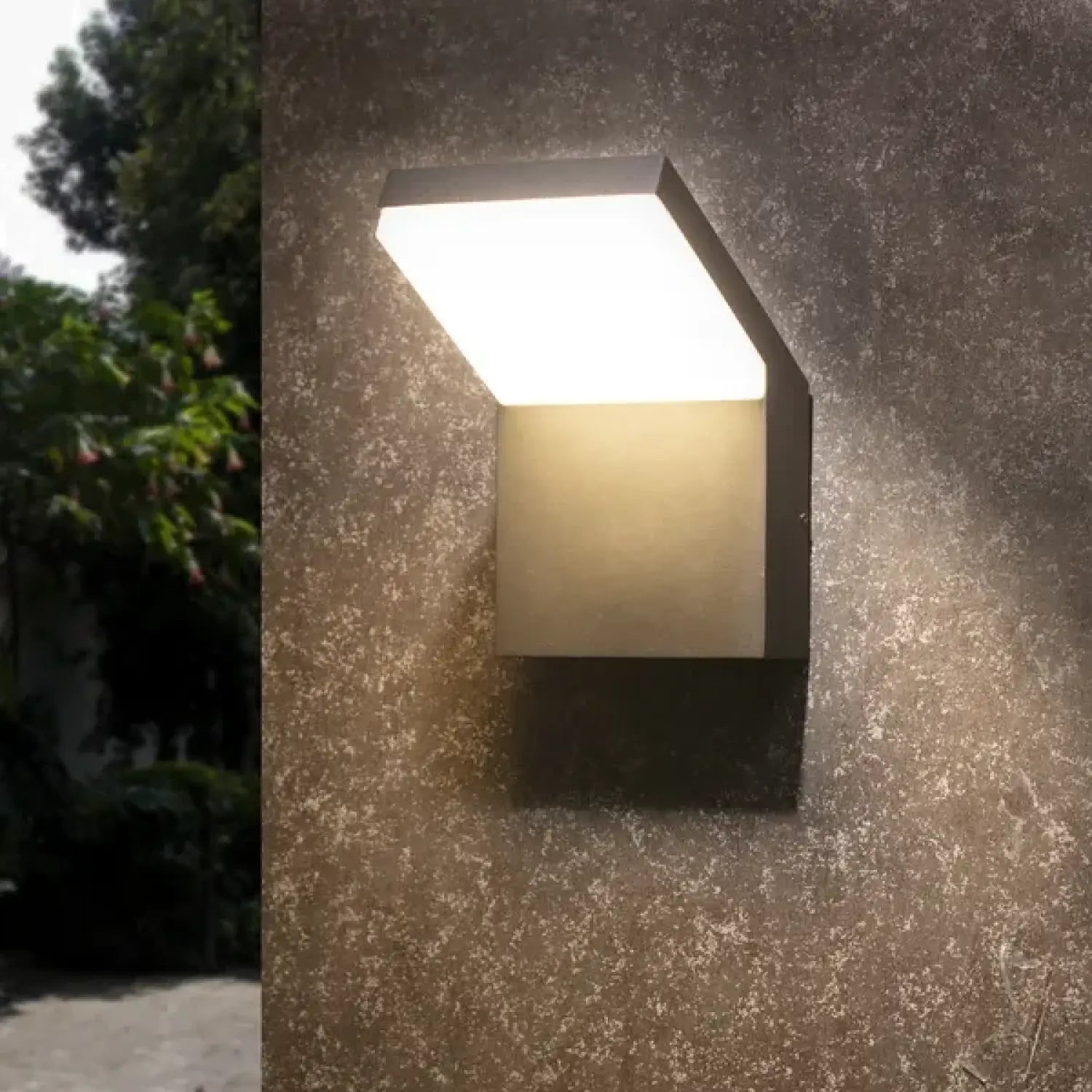 LED Modern Wall Sconce Lighting with IP65 Waterproof for Outdoor Porch - Grey - Wall Lights