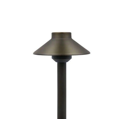 LED Path Lights for Elegant Outdoor Landscape Lighting - Hat & Gunmetal & Clesr Lens