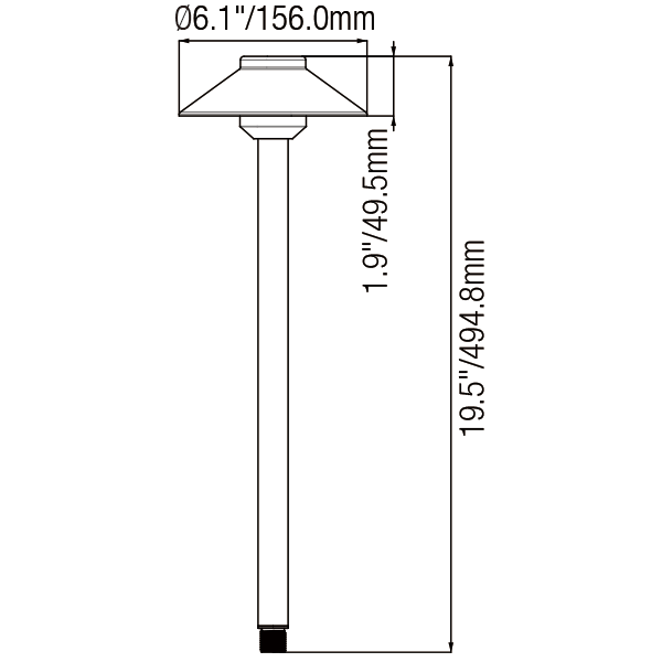 LED Pathlight for Elegant Outdoor Landscape Lighting - Path Light Fixture