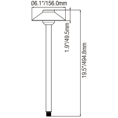 LED Pathlight for Elegant Outdoor Landscape Lighting - Path Light Fixture