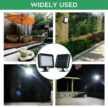 LED Solar Lamp for Home with 3 Modes Motion Sensor & Waterproof for Outdoor Wall - Solar Wall Light