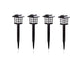 LED Solar Pathway Lights - Waterproof Outdoor Garden & Walkway Decor - 4pcs - Solar Light