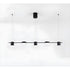 LED Spotlight Lamp for Track Lighting 110V & 220V Wall and Ceiling Fixture - Black / 5heads / 110V led tricolor light