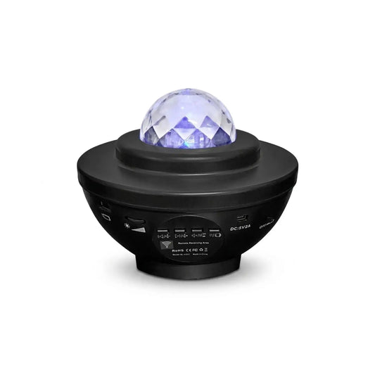 LED Star Projector Night Light with USB Control and Music Player - Table Lamps