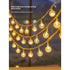 LED String Lights for Outdoor Camping Ambience and Cozy Atmosphere - 12V Hanging Light