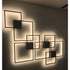 LED Wall Light for Bedroom with Unique Geometric Wall Art - 12V Hanging Light