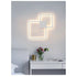 LED Wall Light for Bedroom with Unique Geometric Wall Art - 12V Hanging Light