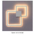 LED Wall Light for Bedroom with Unique Geometric Wall Art - 12V Hanging Light
