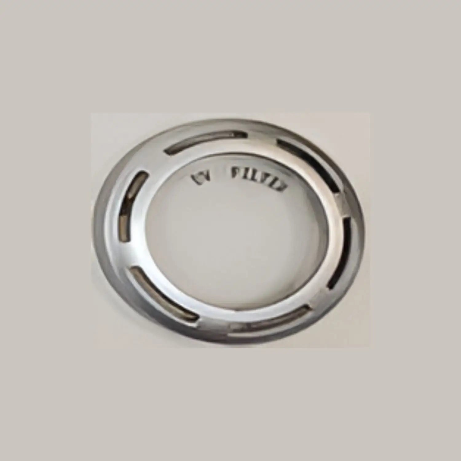 Lens Cover with Glass – Model 3580 for Fixture Protection - Nickel - Undercabinet Light