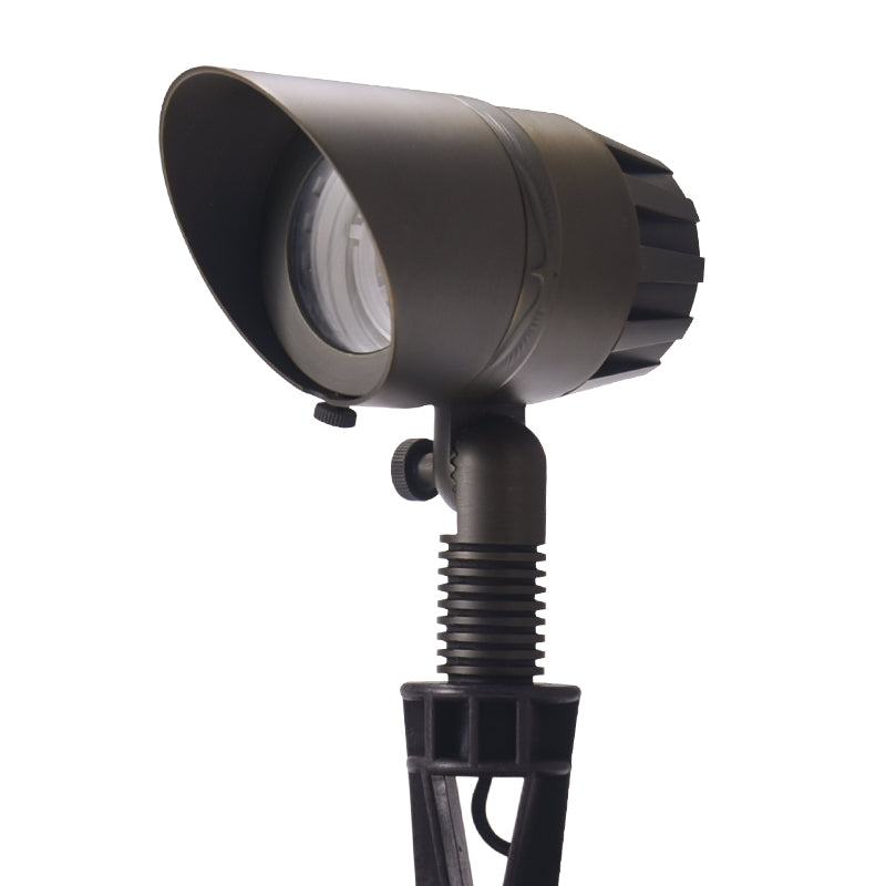 Light Fixture Black with 12V Heavy duty Die-cast Brass Feature - 3-17W 2700K 12V - Spot Light Fixture