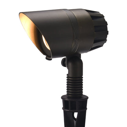 Light Fixture Black with 12V Heavy duty Die-cast Brass Feature - 3-17W 2700K 12V - Spot Light Fixture