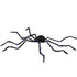 Light-Up Spider Halloween Outdoor Decoration with Bendable Legs and Purple LED Glow - Black - Decorative Lights