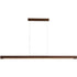 Log Style Solid Wood Chandelier Light – 110V Wide Pressure Strip - Ceiling Light