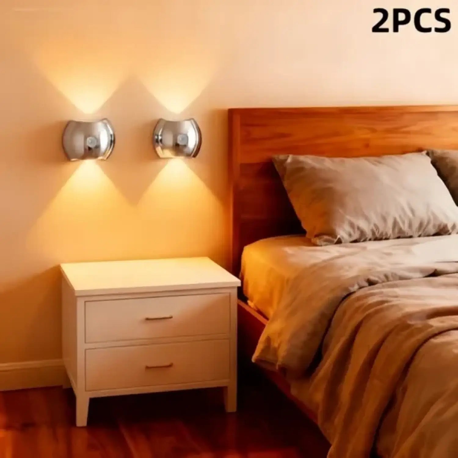 Luxurious Dual-Light: Motion Sensor Lights With Smart Wireless Illumination - Smart Wall Lights