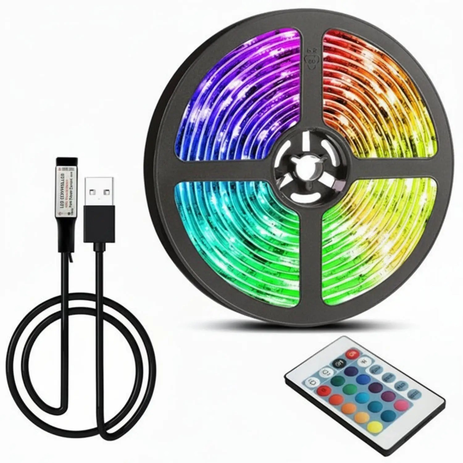 Magic 5V USB LED Light Strip for TV Backlighting - 5V USB infrared 24key / 10m 180light / USB - Strip Light