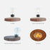 Magnetic Levitation Bulb Night Light Desktop Decoration Table Lamp Creative Ornaments Wood Color / US 12V Hanging Light