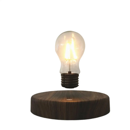 Magnetic Levitation Bulb Table Lamps for Living Room Ambiance - Wood Color / US - Table Lamp