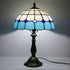 Mesh Pattern Tiffany Glass Tabletop Lamp - No Bulb - Table Lamp