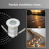 Mini Milk Cap In-Ground Well LED Light Fixture 3W 2700K 12-24V DC Input - Milk Cap / 3 Watt LED / 12-24 Volts DC - Well