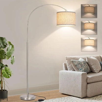 Minimalist Black Finished & LED Floor Lamp for Living Rooms and Offices - Floor Lamp