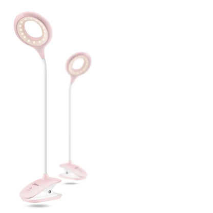 Minimalist Touch-Control Reading Light for Table - High-Efficiency LED Desk Lamp - Pink - Reading light