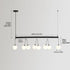 Broghan 8 - Light Sphere Globe Chandelier No Bulb - Black White - 12V Hanging Light