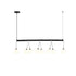 Broghan 8 - Light Sphere Globe Chandelier No Bulb - Black White - 12V Hanging Light