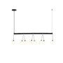 Broghan 8 - Light Sphere Globe Chandelier No Bulb - Black White - 12V Hanging Light