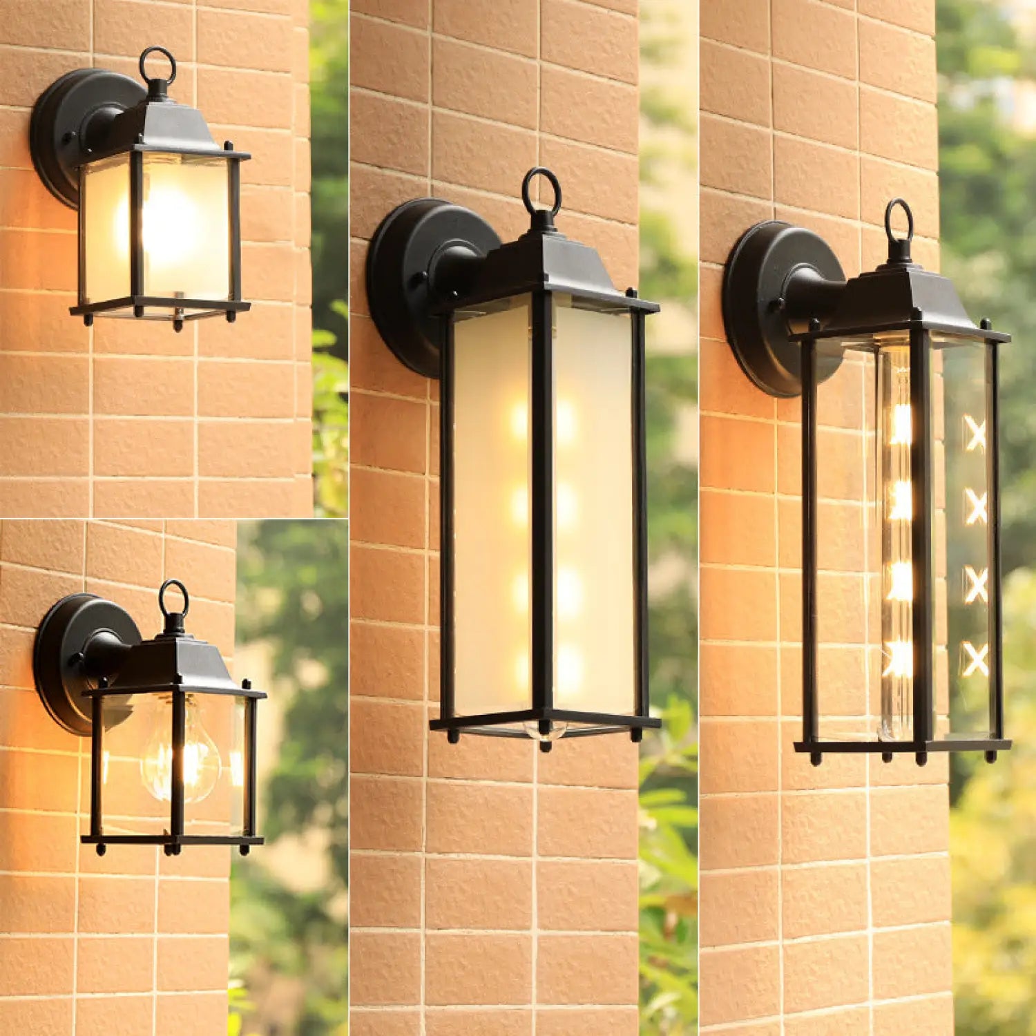 American European Modern And Simple Outdoor Balcony Light Waterproof Wall Lamp 12V Hanging Light