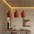 Modern Art Deco Chandelier with Geometric Design and LED Support - Indoor Hanging Light
