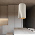 Modern Art Deco Chandelier with Geometric Design and LED Support - Indoor Hanging Light