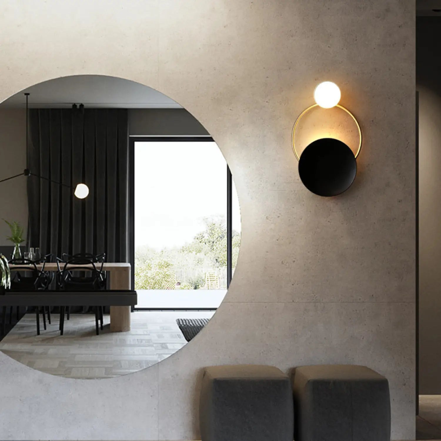 Modern Bedside Wall Lamp for Bedroom Living Room & Corridor - Wall Mount Fixture