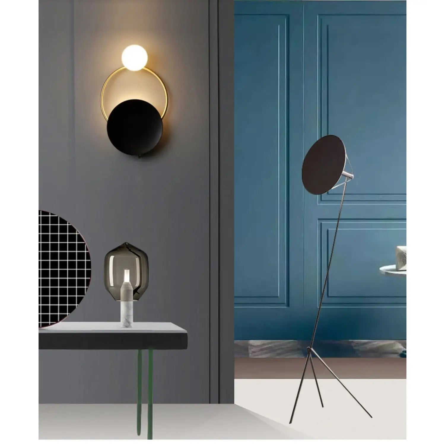 Modern Bedside Wall Lamp for Bedroom Living Room & Corridor - Wall Mount Fixture