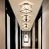 Modern Ceiling Lamp for Living Room with Soft Fabric Shade - 12V Hanging Light