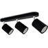 Modern Ceiling Spot Light with Aluminum Body for Stylish Interiors - Three headed black / Positive White Light - 12V