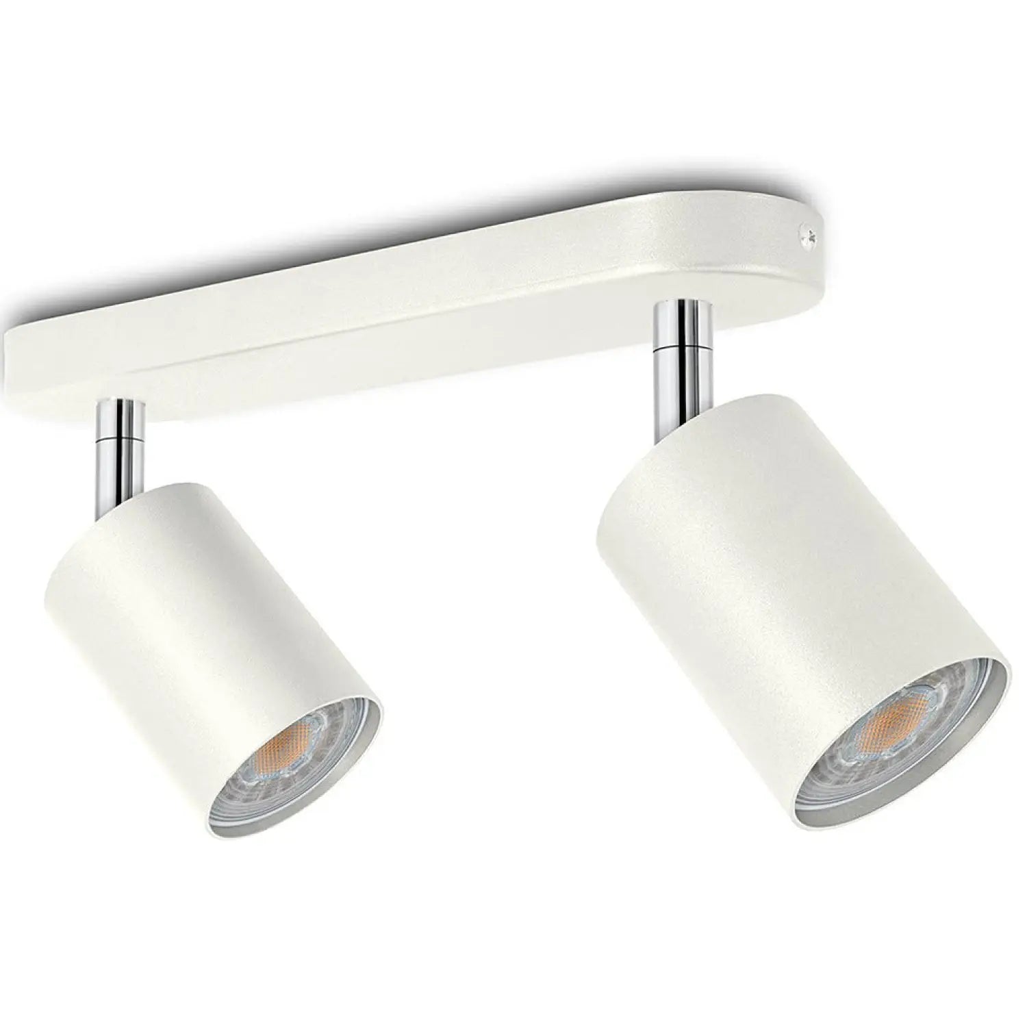 Modern Ceiling Spot Light with Aluminum Body for Stylish Interiors - Double headed white / Positive White Light - 12V