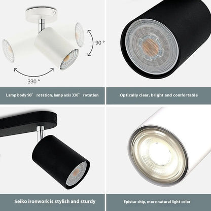 Modern Ceiling Spot Light with Aluminum Body for Stylish Interiors - 12V Hanging Light