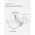 Modern Ceiling Spot Light with Aluminum Body for Stylish Interiors - 12V Hanging Light