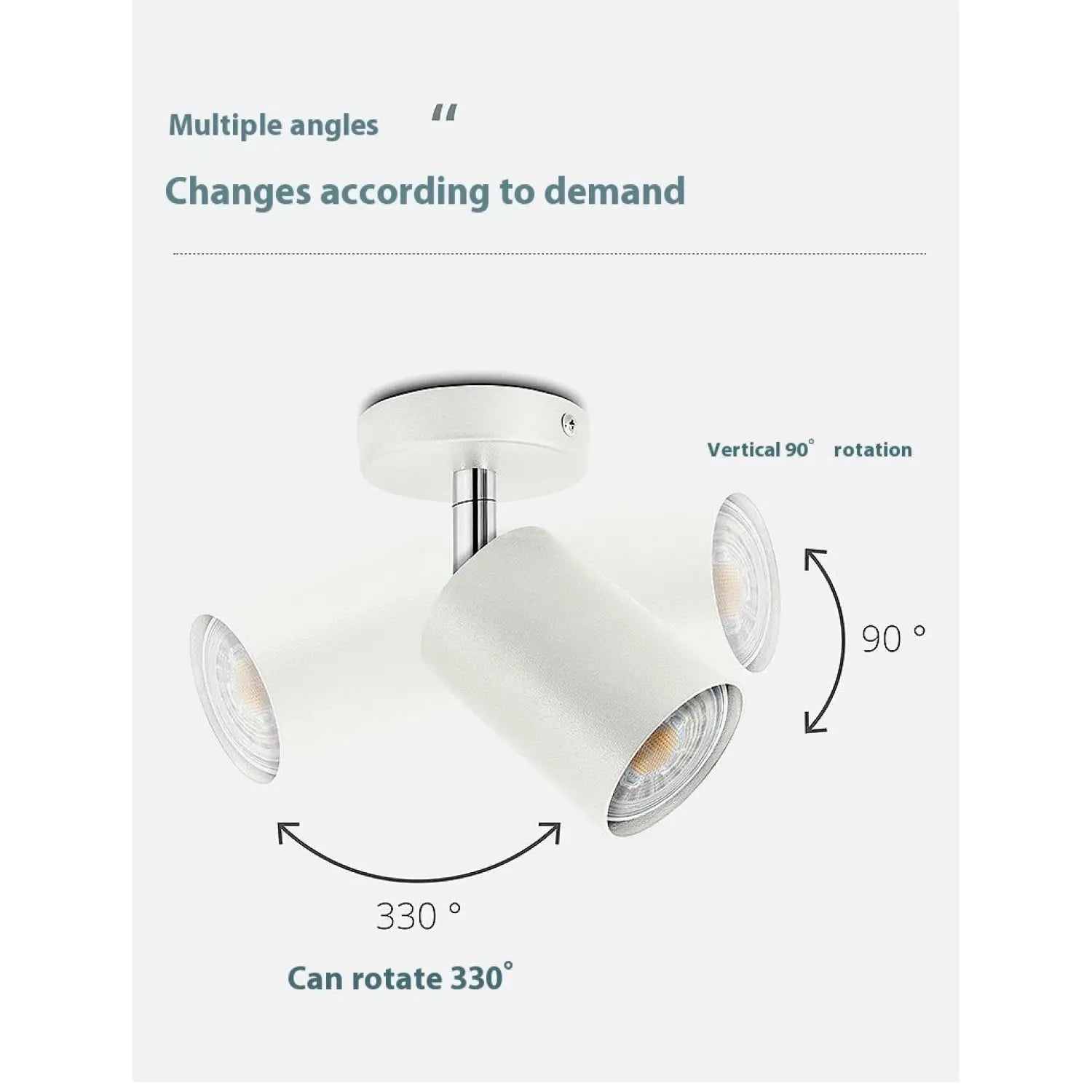 Modern Ceiling Spot Light with Aluminum Body for Stylish Interiors - 12V Hanging Light