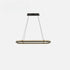Modern Chandelier Light for Dining Room Table and Bar with Artistic Style - Black gold / 80cm - Hanging Light