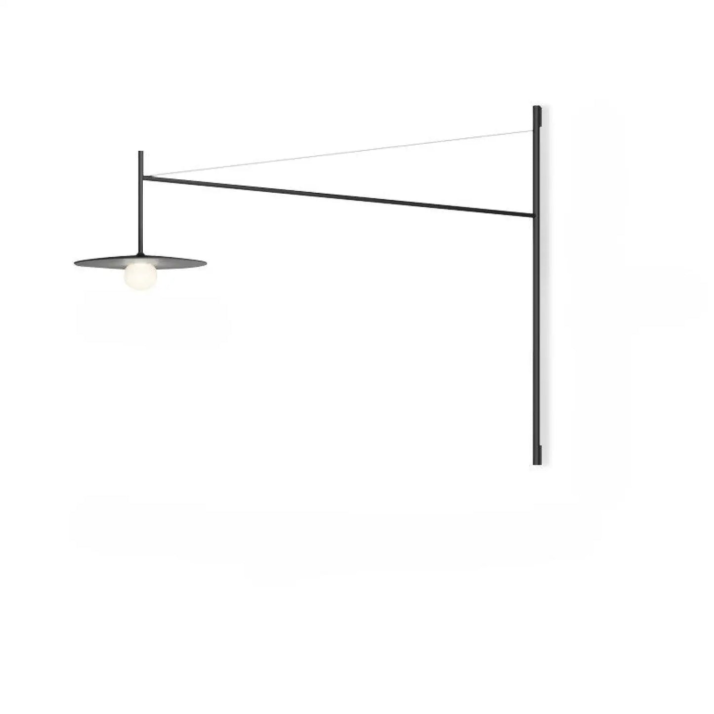 Modern Geometric Wall Light for Hallway and Restaurant Interiors - A / Long Pole - Wall Mount Fixture