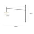 Modern Geometric Wall Light for Hallway and Restaurant Interiors - Wall Mount Fixture