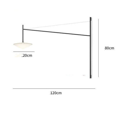 Modern Geometric Wall Light for Hallway and Restaurant Interiors - Wall Mount Fixture