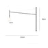 Modern Geometric Wall Light for Hallway and Restaurant Interiors - Wall Mount Fixture