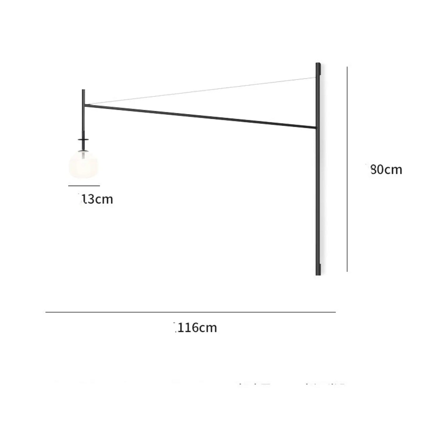 Modern Geometric Wall Light for Hallway and Restaurant Interiors - Wall Mount Fixture