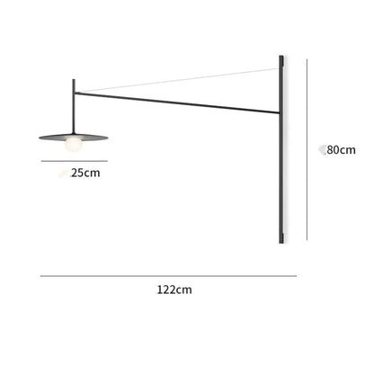 Modern Geometric Wall Light for Hallway and Restaurant Interiors - Wall Mount Fixture