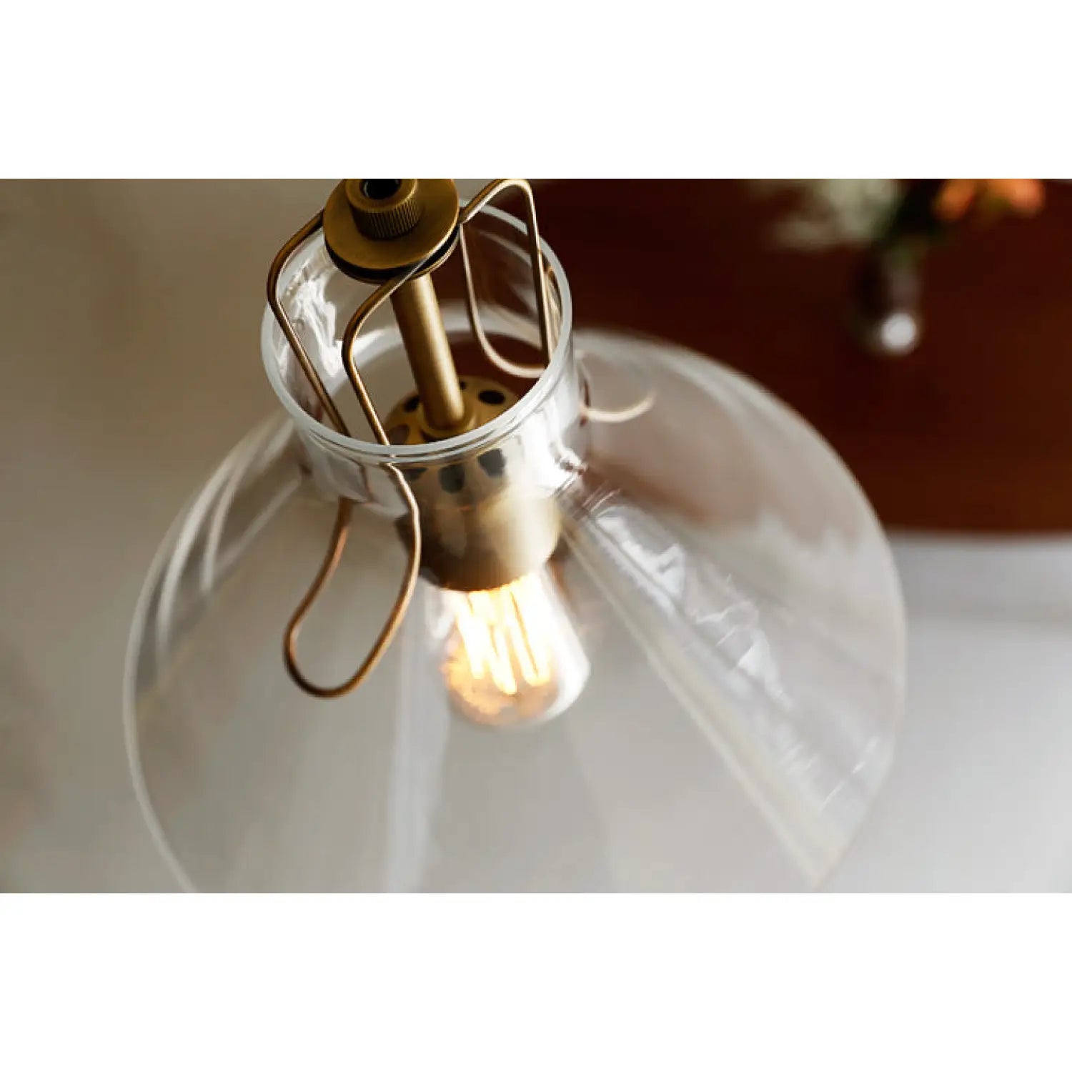 Modern Glass Chandelier – Elegant Iron & Glass Pendant Light with 3000K Warm Glow - Hanging Light