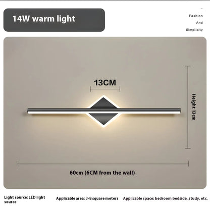 Modern LED Wall Light Fixtures for Bathroom Bedroom and Home Decor - Wall Mount Fixture