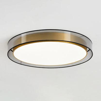 Modern Living Room Ceiling Lights with In-Built LED Feature - Copper / 40cm - Ceiling Light